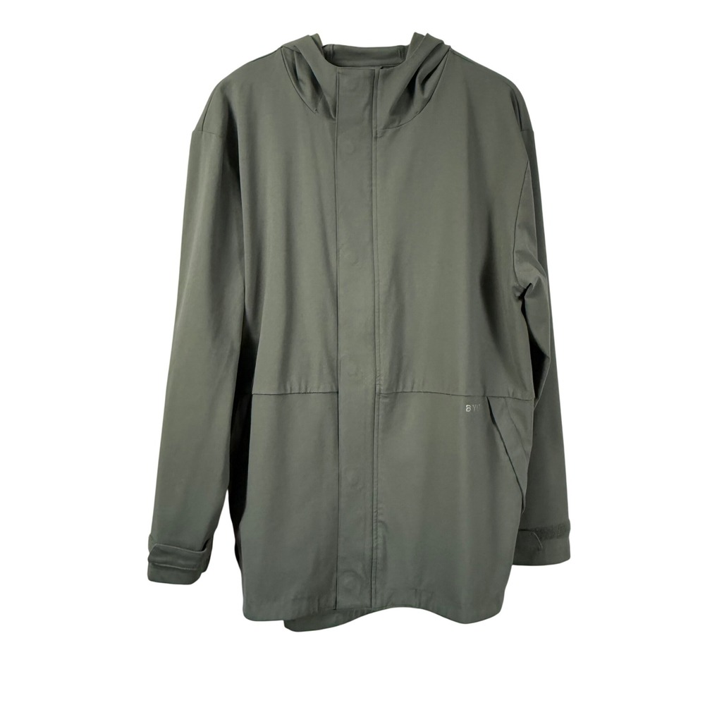 BYLT Elite+ Shelter Jacket Hooded‎ Full Zip Green Mens XL Performace Magnetic